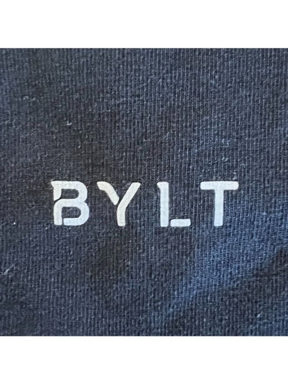 BYLT Mens Sz L Black Polo Premium LUX Fabric Stretch Drop Cut Hem Classic Staple - Picture 5 of 12